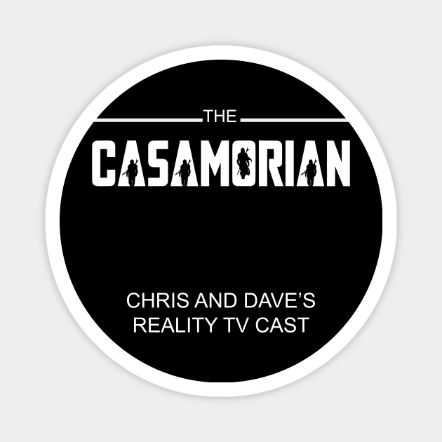 Casamorian Black and White Magnet by Chris and Daves Reality TV Cast